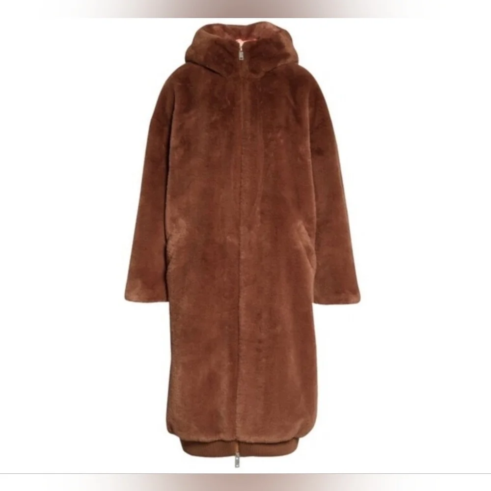 UGG Chocolate Teddy Jacket for Women - Size M/L - Picture 2 of 6